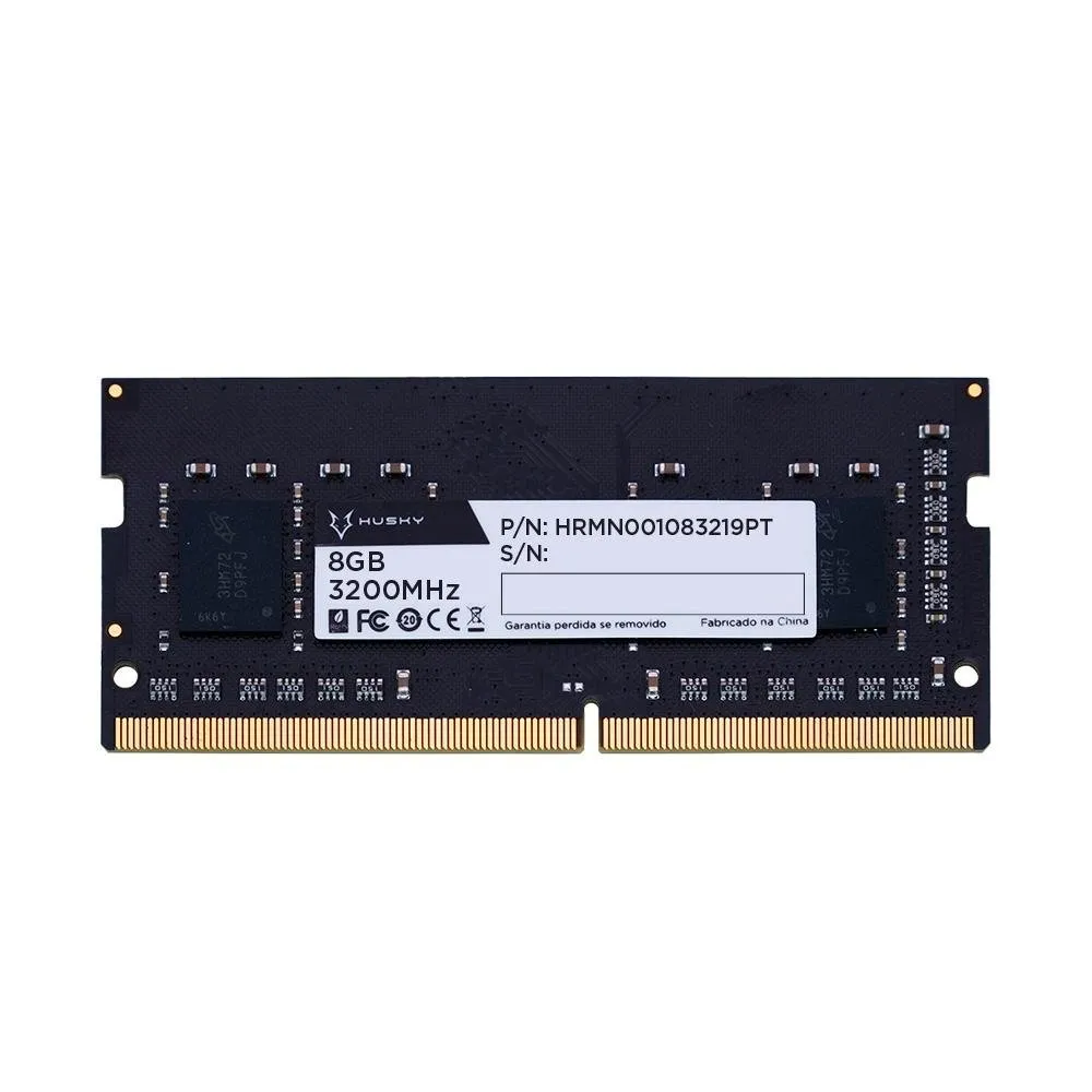 [App] Memria Ram Para Notebook Husky, 8gb, 3200mhz, Ddr4, Cl19 - Hrmn001083219pt